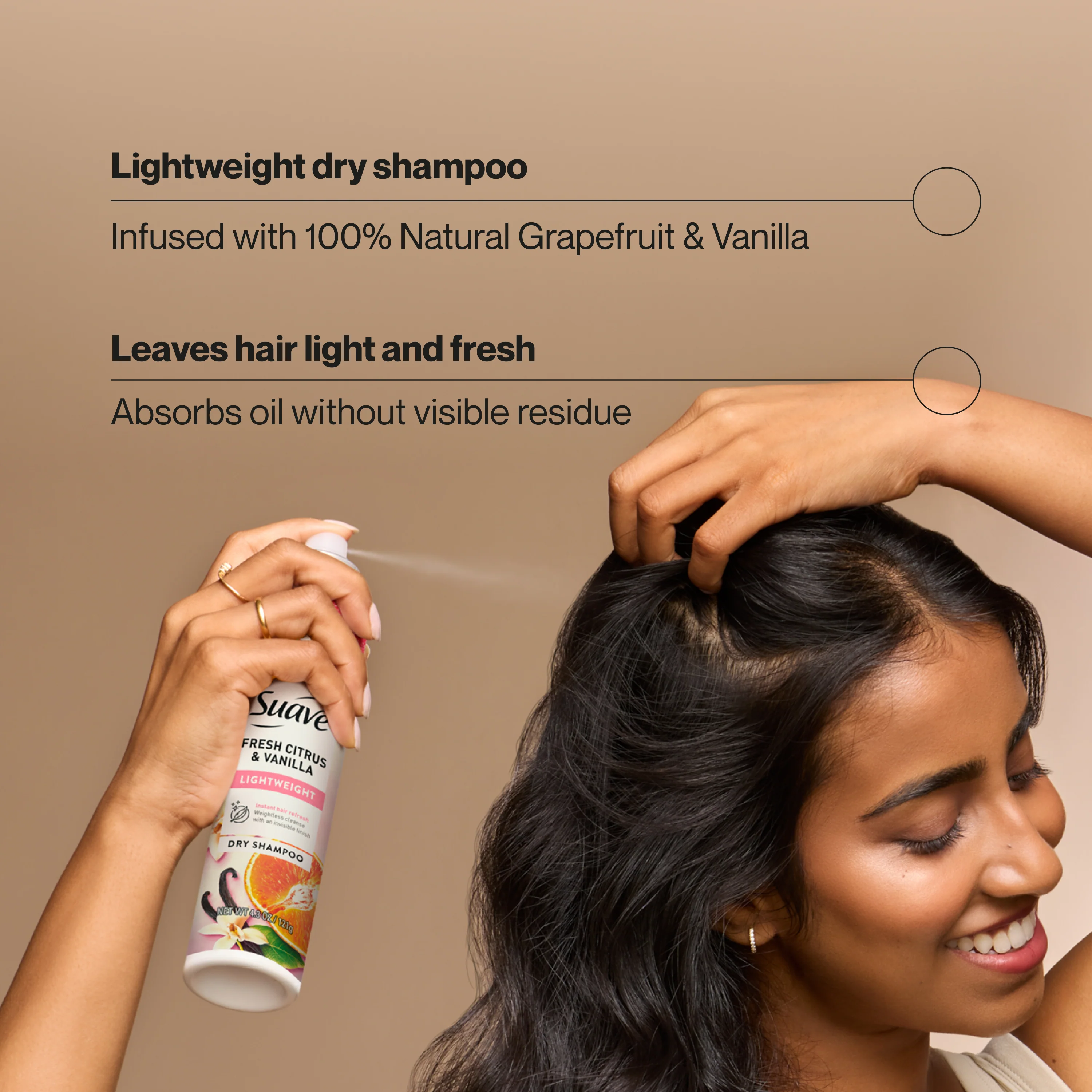 Fresh Citrus & Vanilla Lightweight Dry Shampoo - Image 3