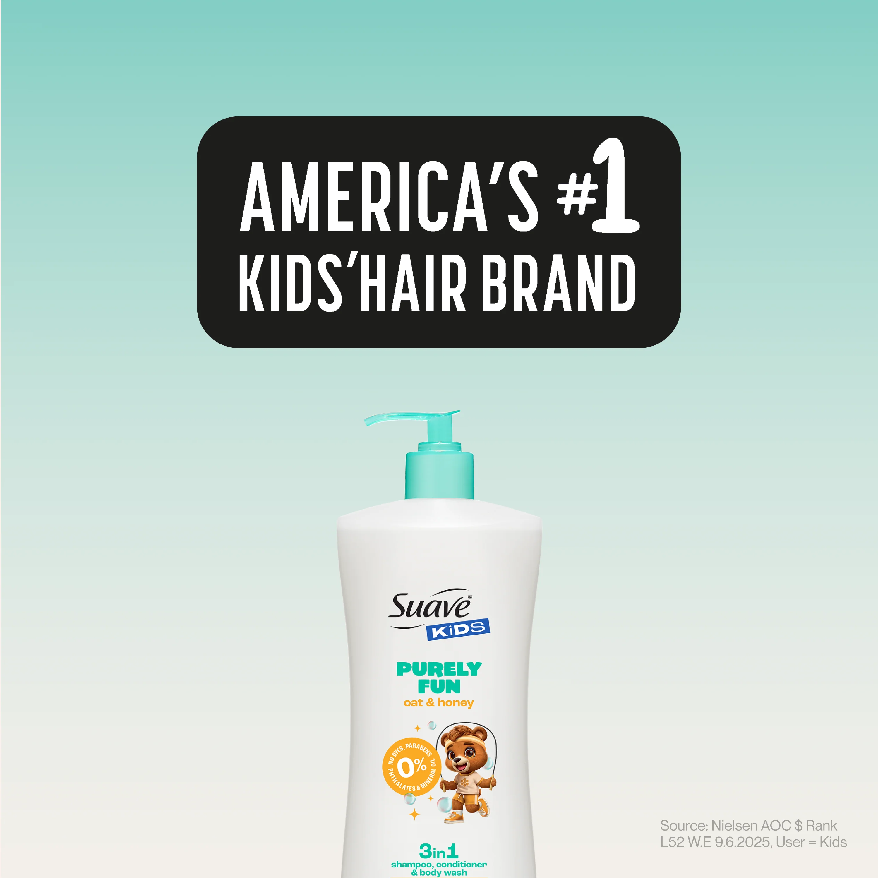 Kids Purely Fun Oat & Honey 3-in-1 Shampoo, Conditioner & Body Wash - Image 6